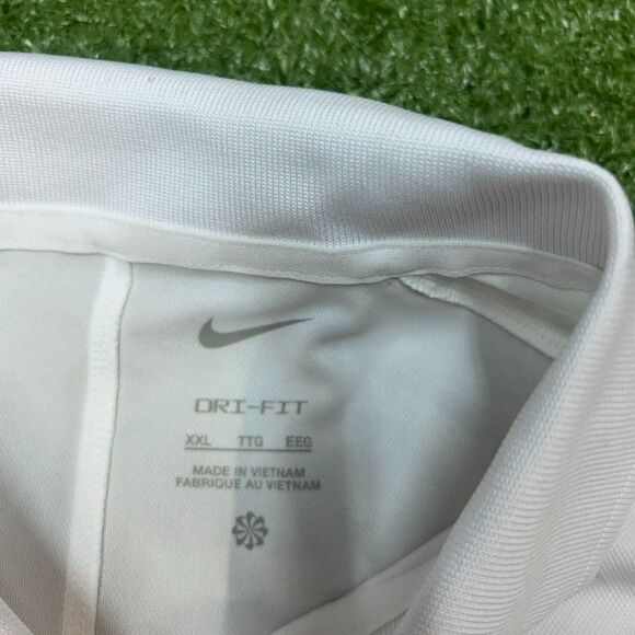Nike Golf Dri-Fit Michigan State Spartans Sparty Golf Polo White Size XXL NWT - Picture 6 of 6